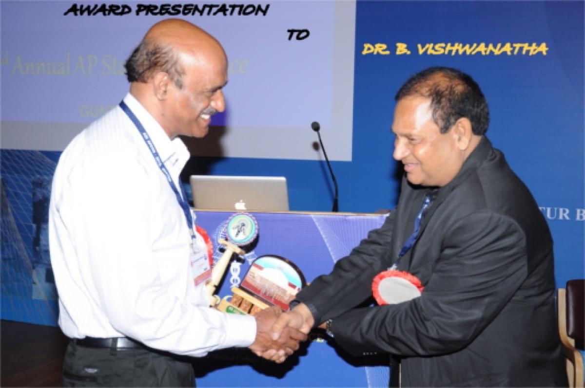Award Presentation To Dr. B. Vishwanatha